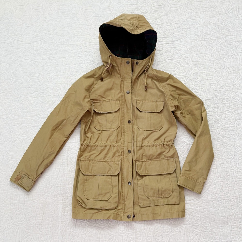 Penfield Kasson 60-40 Hooded Plaid Lined‎ Jacket, Khaki